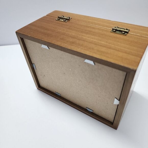 Wood and Glass Jewelry/Trinket Box - Picture 5 of 6